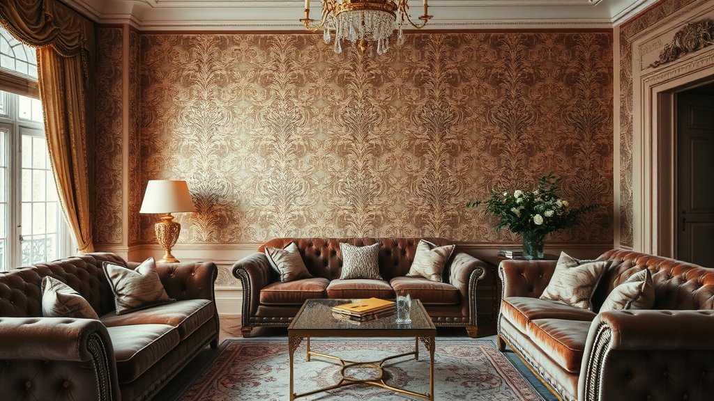 Luxe behang: transformeer je woonkamer in een stijlvolle oase